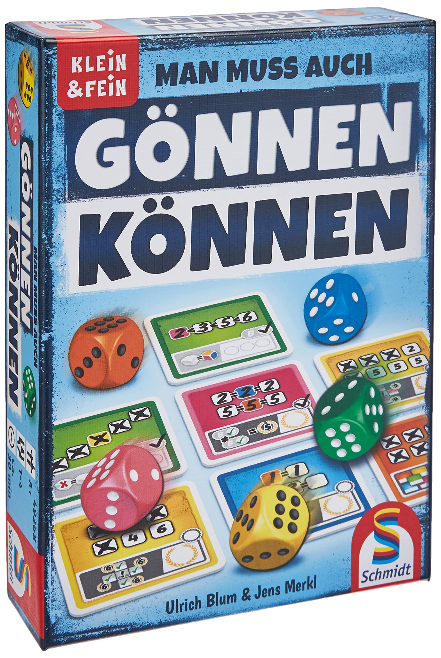 Schmidt Spiele 49368 Treat Dice Game from the Klein & Fine Series, Colourful