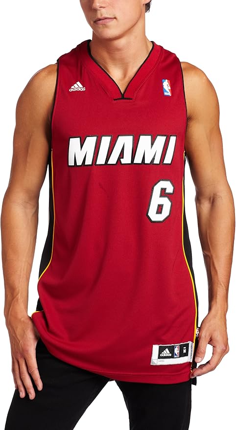lebron james red heat jersey