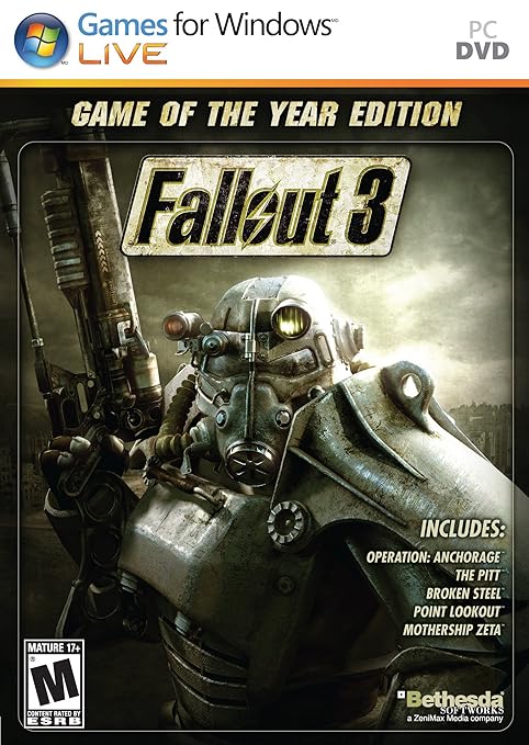 Amazon Com Fallout 3 Pc Game Of The Year Edition Video Games