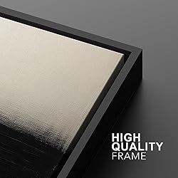 MUDECOR Framed Canvas Print Wall Art Set Black and