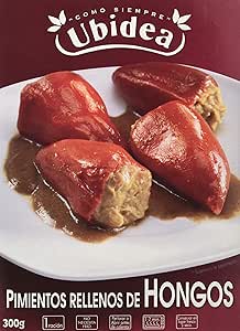 Pimientos Rellenos de Hongos - Ubidea - 3 platos : Amazon.es ...