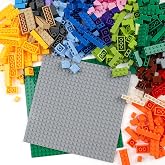 PUZSNAP 500 Pieces High-Brick Blocks with 2 Baseplates, STEM Toys Ages 3+ | 16 Colors Building Bricks for Creative Construction, Building Activities and Preschool Learning, Compatible with Major Brands