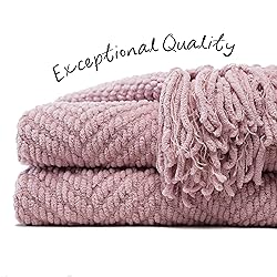 Chanasya Premium Textured Knit Throw Blanket with