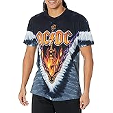 Liquid Blue mens Ac/Dc Hell's Bells V Short Sleeve T-shirt