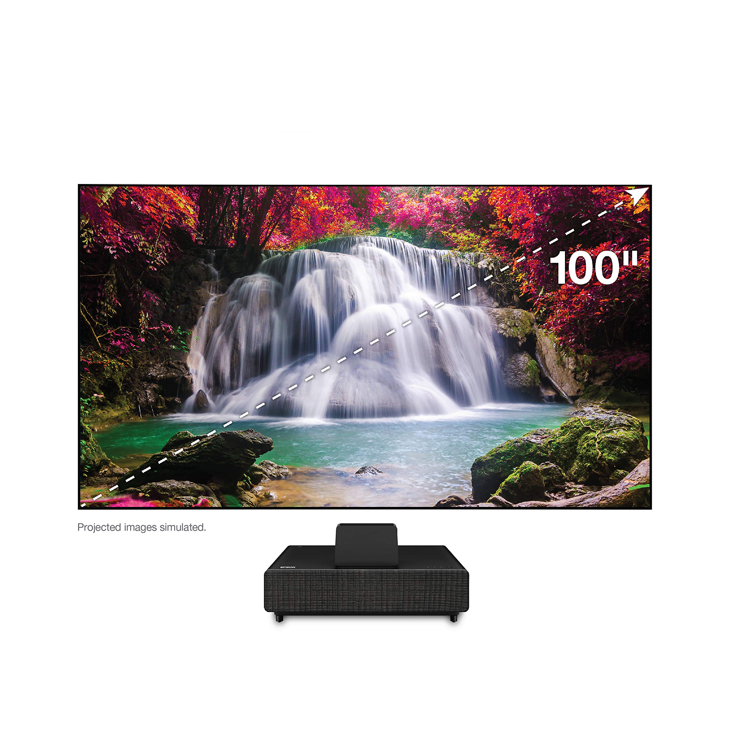 Epson 100” EpiqVision Ultra LS500 Laser Ultra Short Throw Projection T | amzdealz