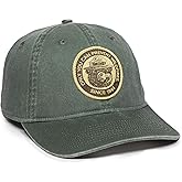 Smokey The Bear 1944 Baseball Hat - Unstructured, Cotton, Vintage Dad Cap, One Size, Dark Green