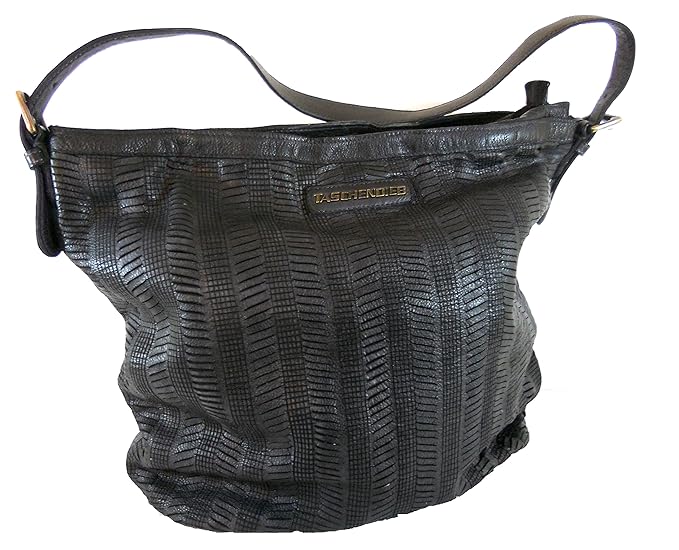 Taschendieb Wien Schultertasche Leder 31cm