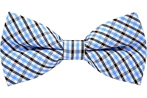 Carahere Handmade Boys Plaid Bow Ties