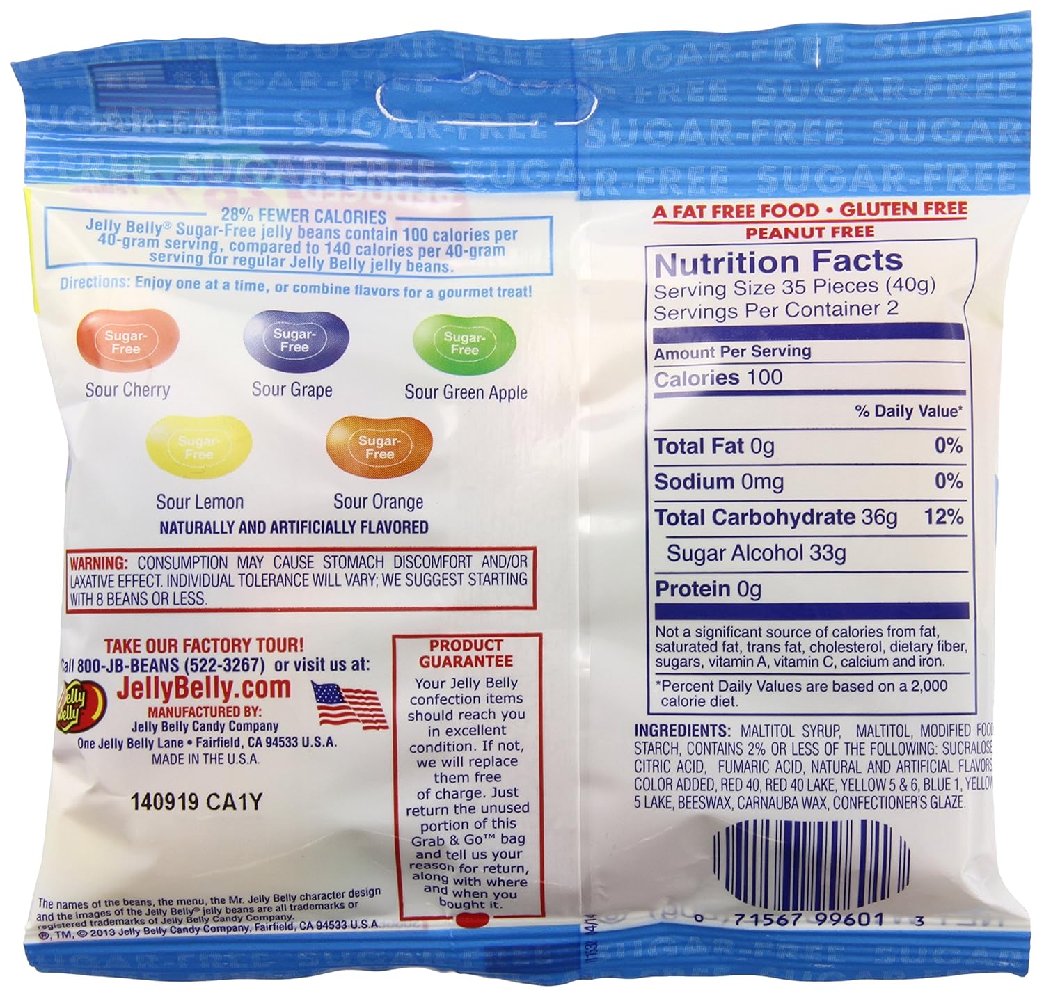 Jelly Belly Sugar Free Jelly Beans Ingredients at Heidi Dennison blog