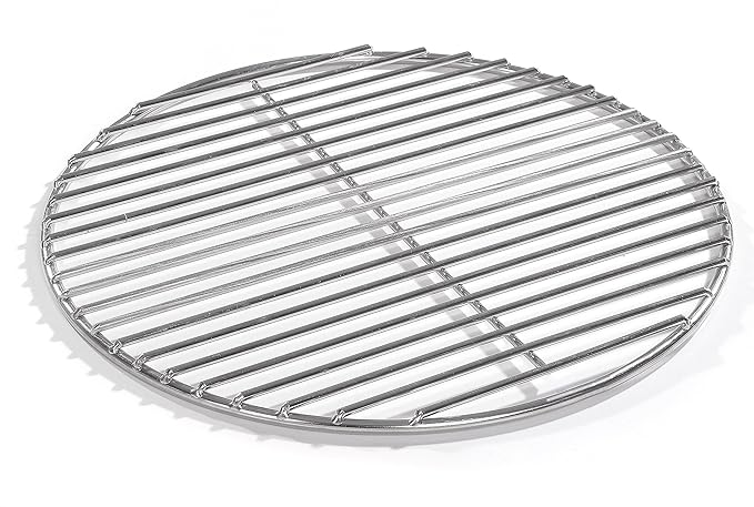 80cm Grill rund Edelstahl, Kugelgrill, 4mm Stäbe Grillrost V2A für Feuerschalen Grillschalen Rundgrill