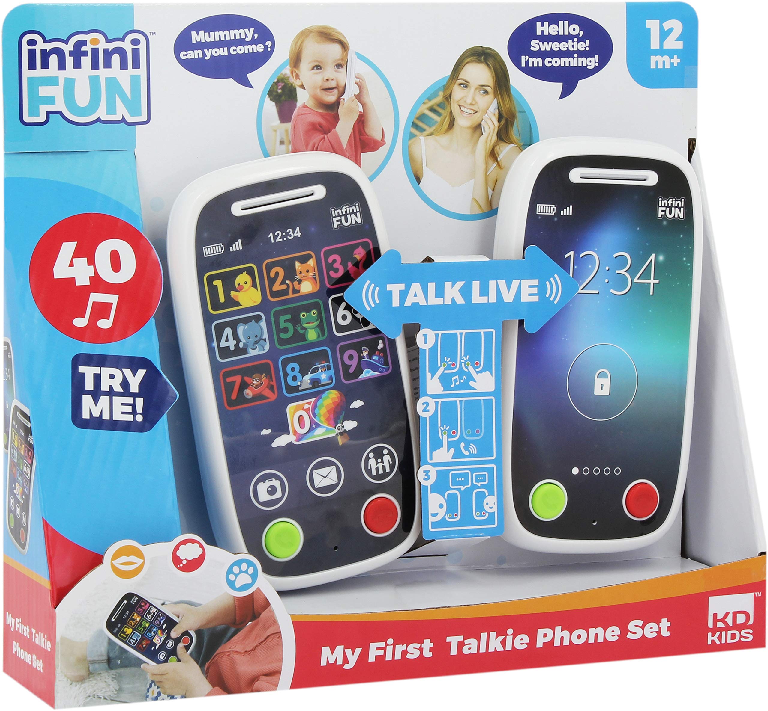 INFINIFUN My First Talkie Phone Set, Preschool Toy, I18040