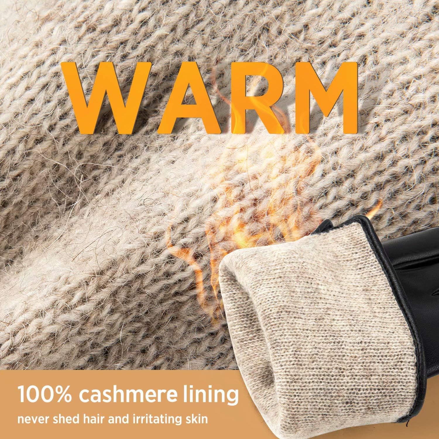 Winter PU Leather Gloves For Women, Warm Thermal Touchscreen Texting Typing Dress Driving Motorcycle Gloves With Wool Lining at  Women’s Clothing store