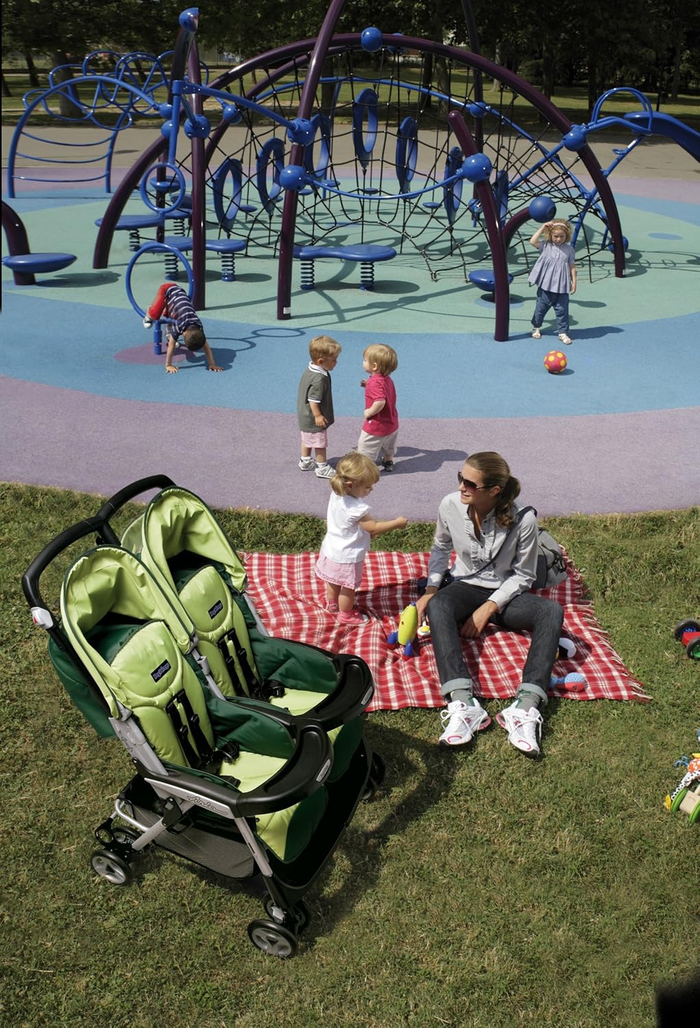 poussette double peg perego aria twin 60 40