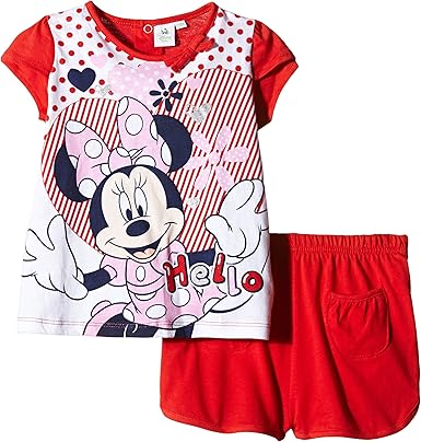 Disney Minnie Ensemble Rouge Fr Mois Taille Fabricant 12 Months Bebe Fille Amazon Fr Vetements Et Accessoires