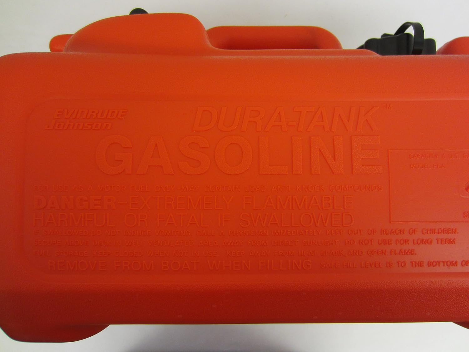 Johnson/Evinrude/OMC DuraTank 6 Gallon Portable Fuel Gas Tank 5008623: Sports & Outdoors