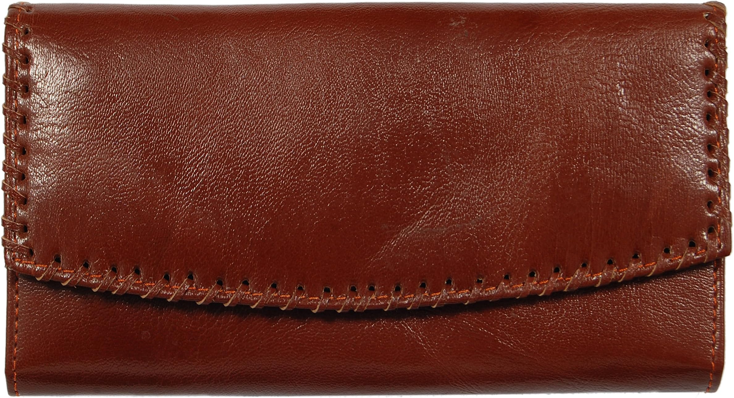 Brown Leather Unisex Wallet (LK216)