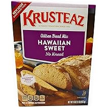 Amazon.com : Krusteaz No Knead Hawaiian Sweet Bread Mix (16