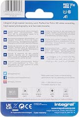 Integral 32GB High Speed V30 UHS-I U1 MicroSDHC Card with Adapter view 2