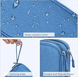 FYY Travel Cable Organizer 2-Layer Water-Resistant Pouch 7.5 x 4.3 in view 4