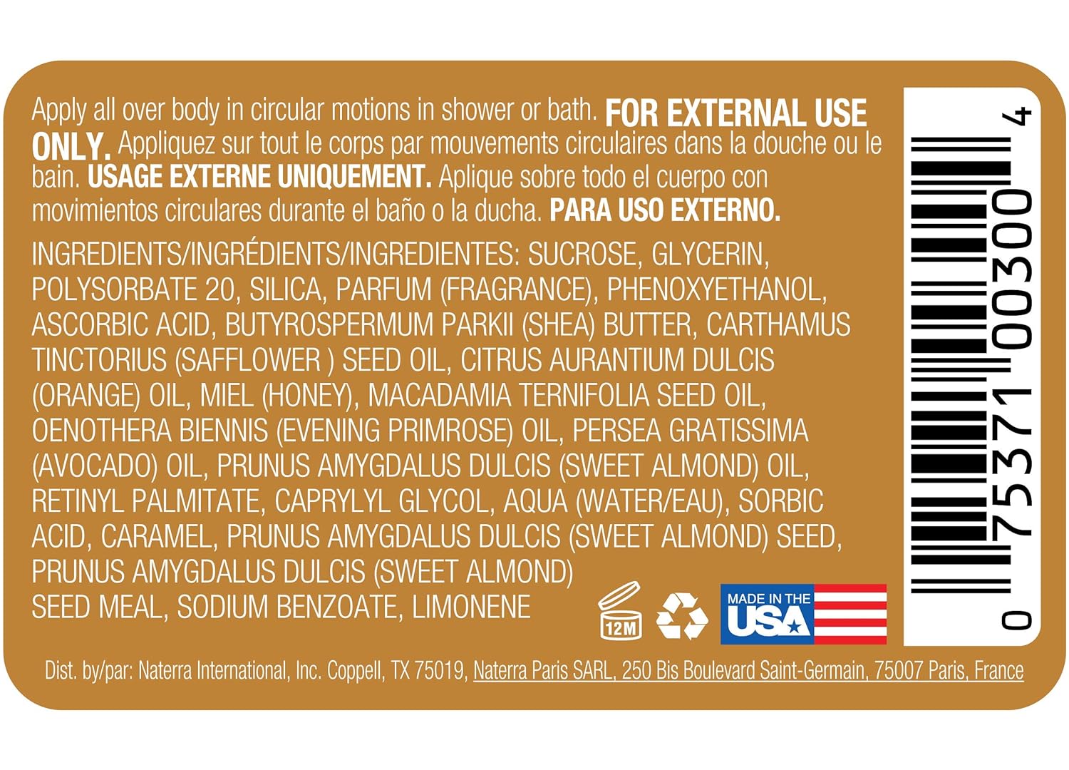 Tree Hut Shea Sugar Scrub Almond & Honey, 18oz, Ultra Hydrating and Exfoliating Scrub for Nourishing Essential Body Care (Pack of 3) : Beauty