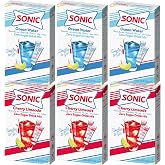 Sonic Singles to Go Powdered Drink Mix 6 Pack (Variety Pack - 2 Flavors) | 6 Servings Each, 36 Total Servings - Assorted Sonic Flavors, Sugar Free Drink Mix, Water Flavoring Packets - Just Add Water