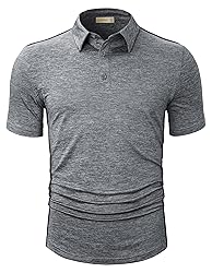 LE VONFORT Polo Shirts for Men Dry Fit Short Sleeve