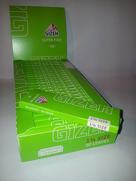 Gizeh 100 libritos x 50 Hojas Papel de Liar 1 1/4 Super Fino: Amazon.es: Hogar