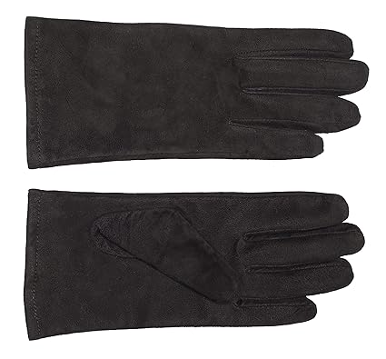 Didso Damen Leder Handschuhe aus Veloursleder, warm, modisch, günstig, reduziert