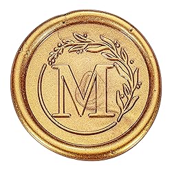 Yoption Letter Wax Seal Kit, Vintage Initial