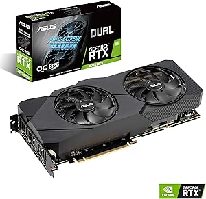 ASUS GeForce RTX 2070 Super Overclocked 8G EVO GDDR6 (VR Ready) (DUAL-RTX-2070S-O8G-EVO)