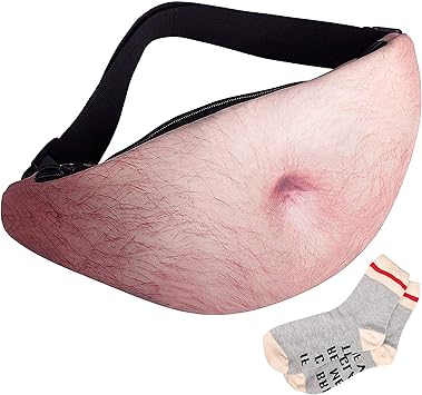 belly looking fanny pack