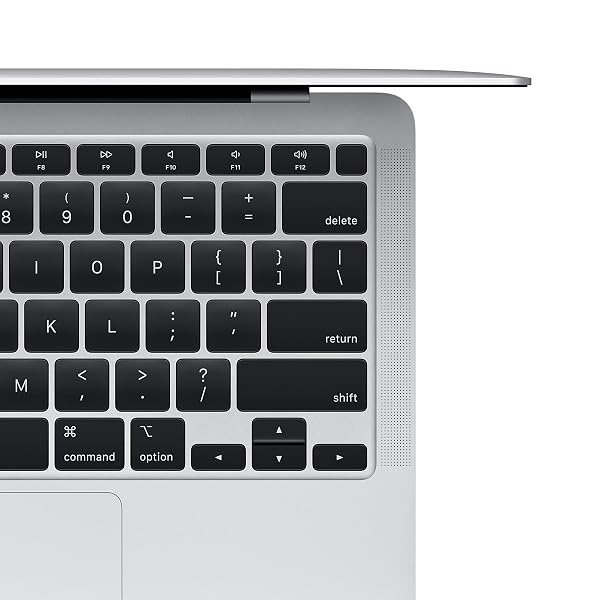 2020 APPLE MACBOOK AIR LAPTOP: APPLE M1 CHIP, 13” RETINA DISPLAY, 8GB RAM, 256GB SSD STORAGE, BACKLIT KEYBOARD, FACETIME HD CAMERA, TOUCH ID. WORKS WITH IPHONE/IPAD; SILVER
