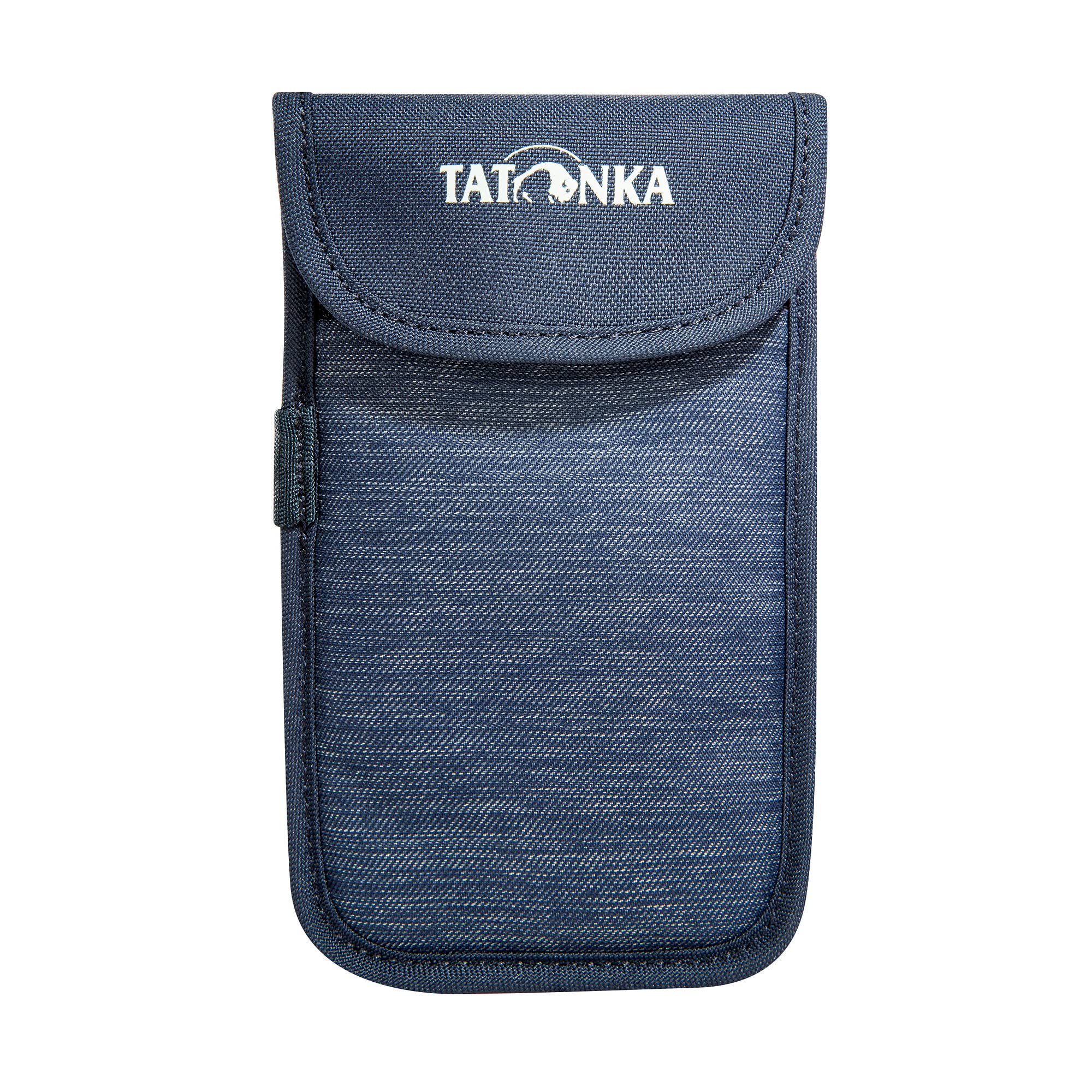 Mobile Phone Case for Tatonka Smartphone L - Inner Dimensions: 14 x 7 cm - Protective Case for Mobile Phone with Velcro Lid (Navy)