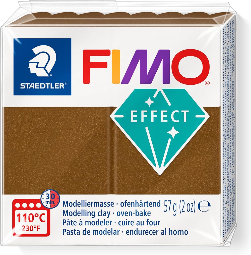 Staedtler FIMO Effect Metallic Antique Bronze 57g Polymer Clay