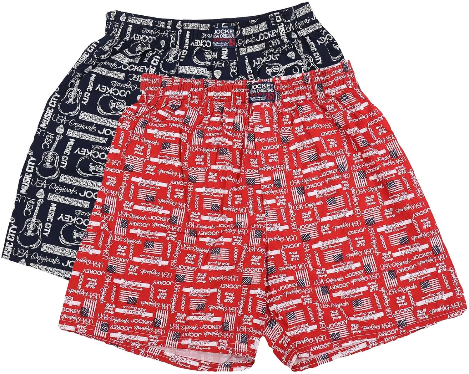 Buy Jockey Men's Cotton Boxer (Multicolour, XL) Pack of 2 at Amazon.in