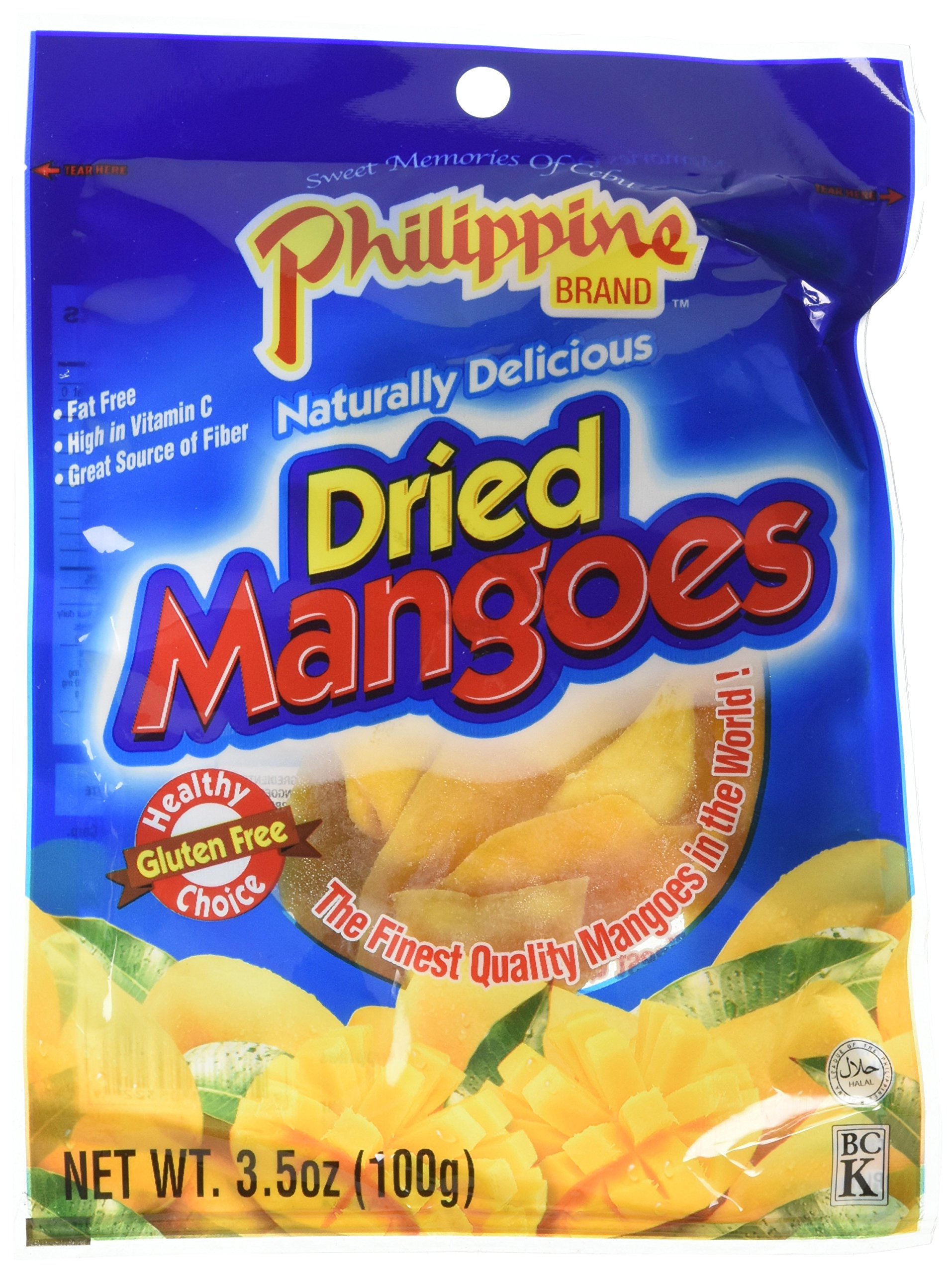 Philippine Brand Dried Mangoes, 3.53oz