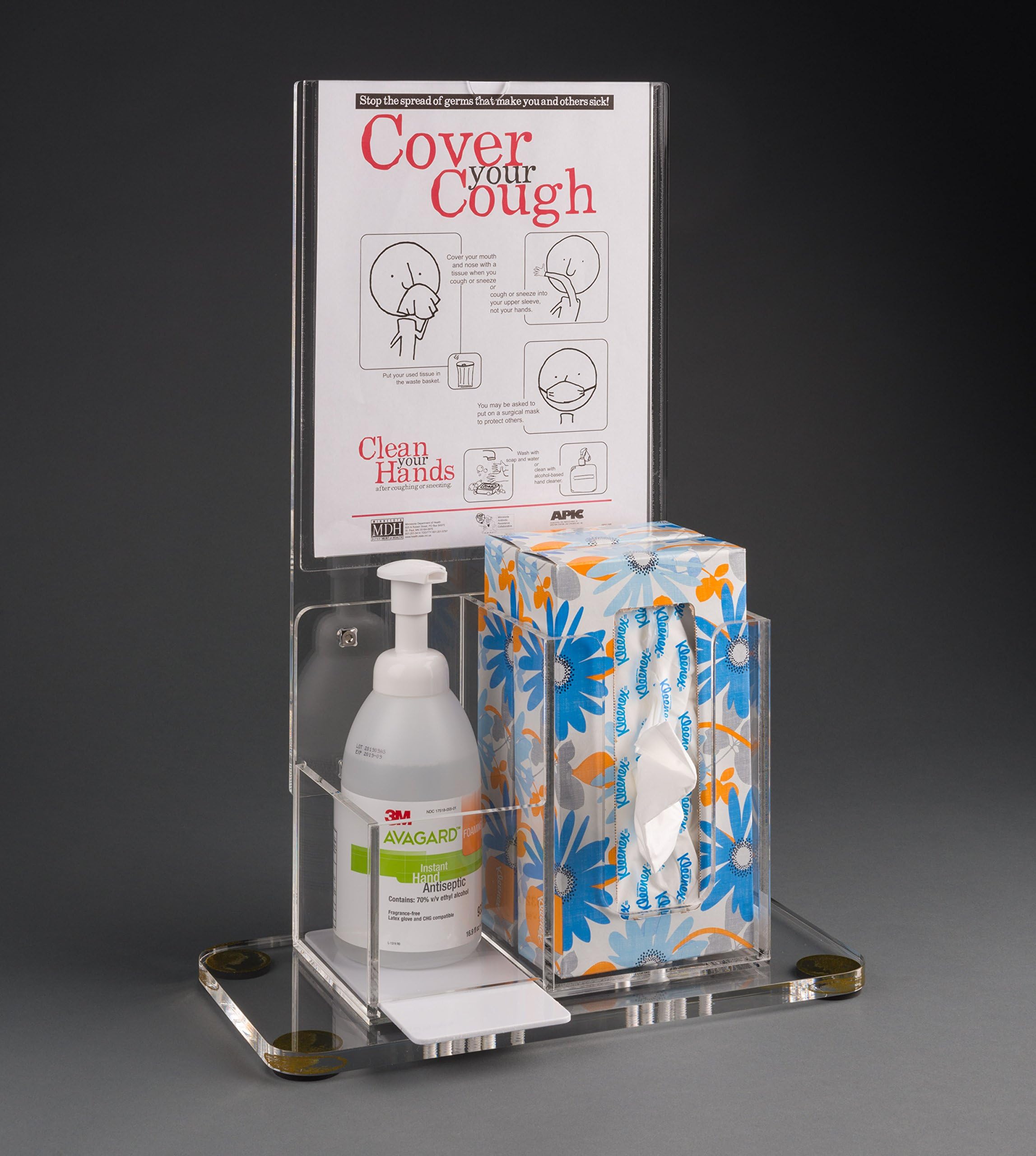 Respiratory Hygiene Station H (with Countertop Base)