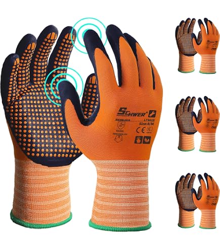 Amazon.com : Midwest Gloves & Gear 94BL-L-AZ-12 Mens MAX Grip