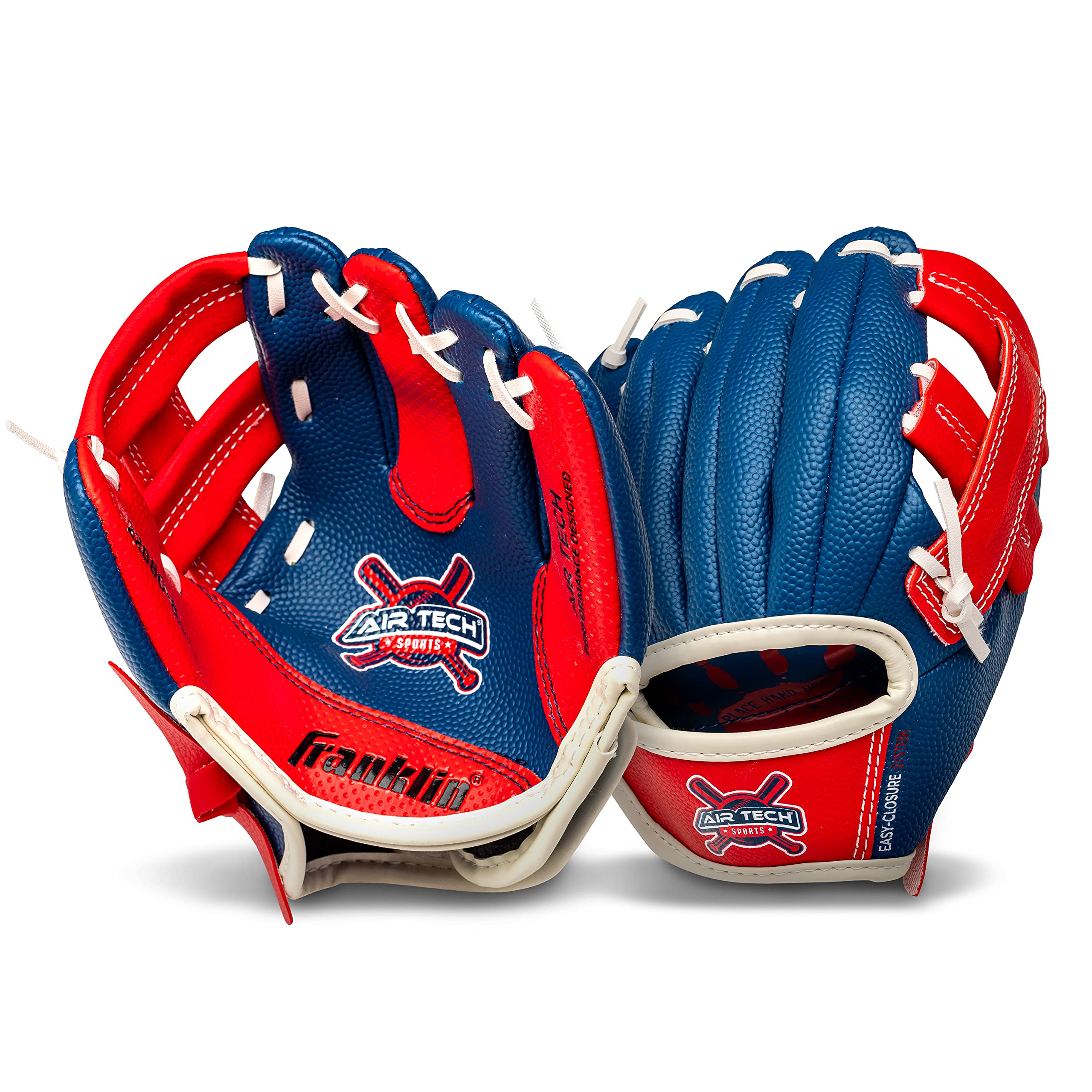 Franklin Sports Air Tech Baseball Glove with Ball - Tee Ball - Soft Air Tech Foam