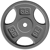 Yes4All 1 Inch Grip Cast Iron Weight Plates for