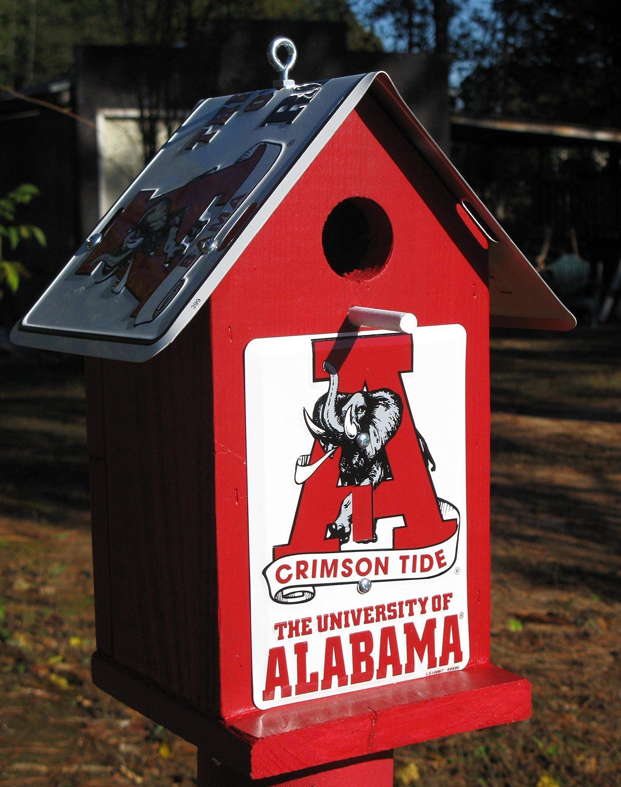 Alabama Crimson Tide Birdhouse