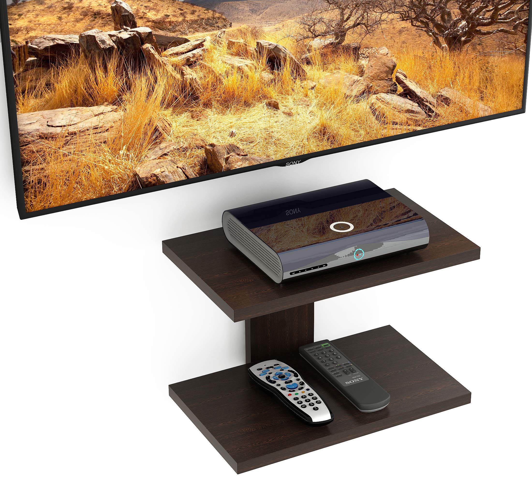 Bluewud Bluewud Stellar Plus Wall Set Top Box Stand Tv Entertainment Unit Wenge Buy Online In Montenegro At Montenegro Desertcart Com Productid