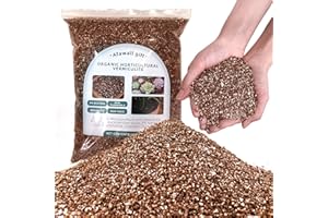 Afawall gift Organic Vermiculite Bulk, Horticultural Vermiculite Soil Conditioner, 10QT Organic Vermiculite by Perfect Plants, 100% Natural Vermiculite for Gardening