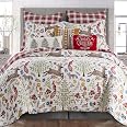 Levtex Home - Winterberry Forest Christmas Quilt Set - Piena/Queen