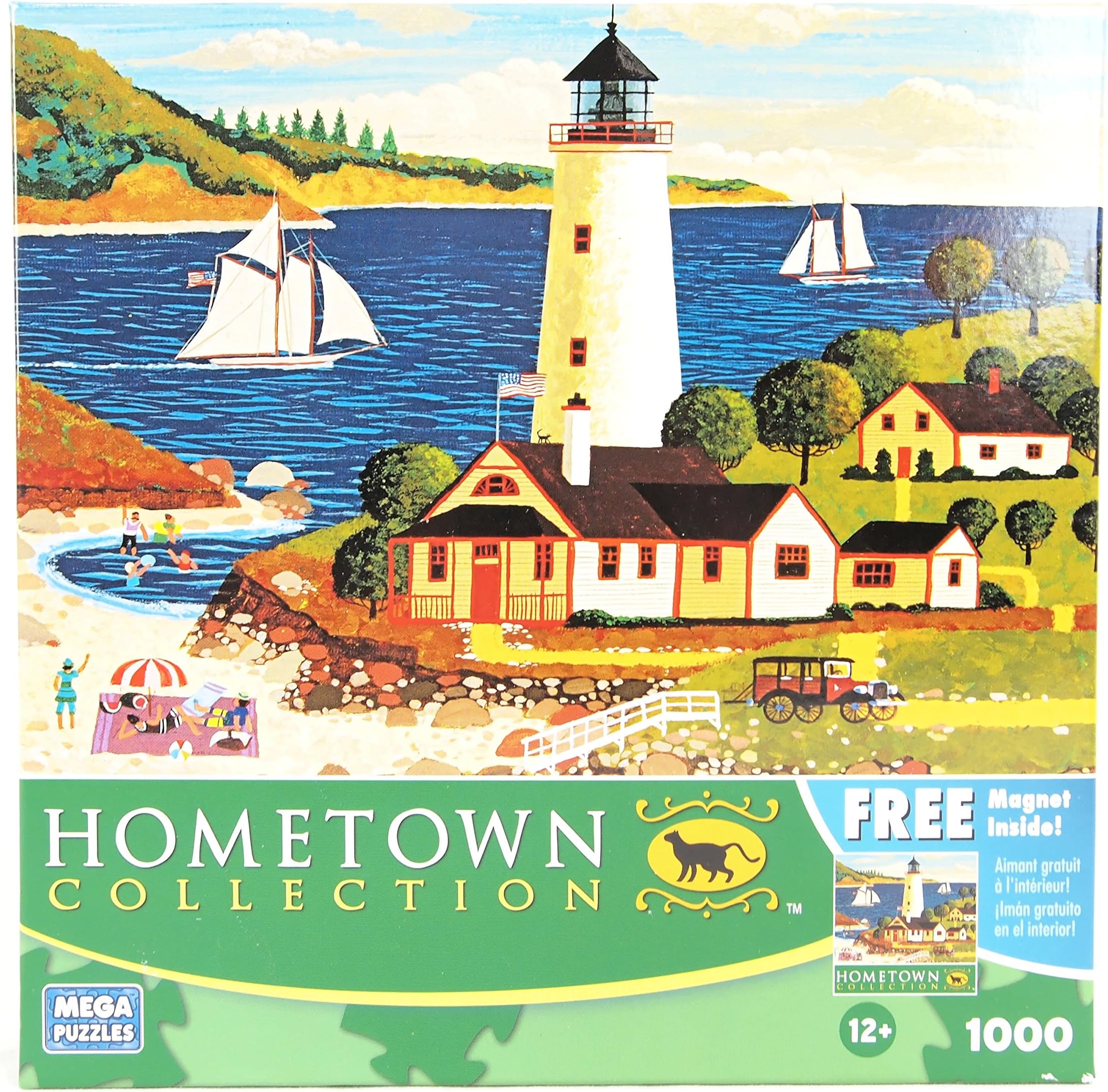 HOMETOWN COLLECTION Outing at the Light 1000 Piece Puzzle