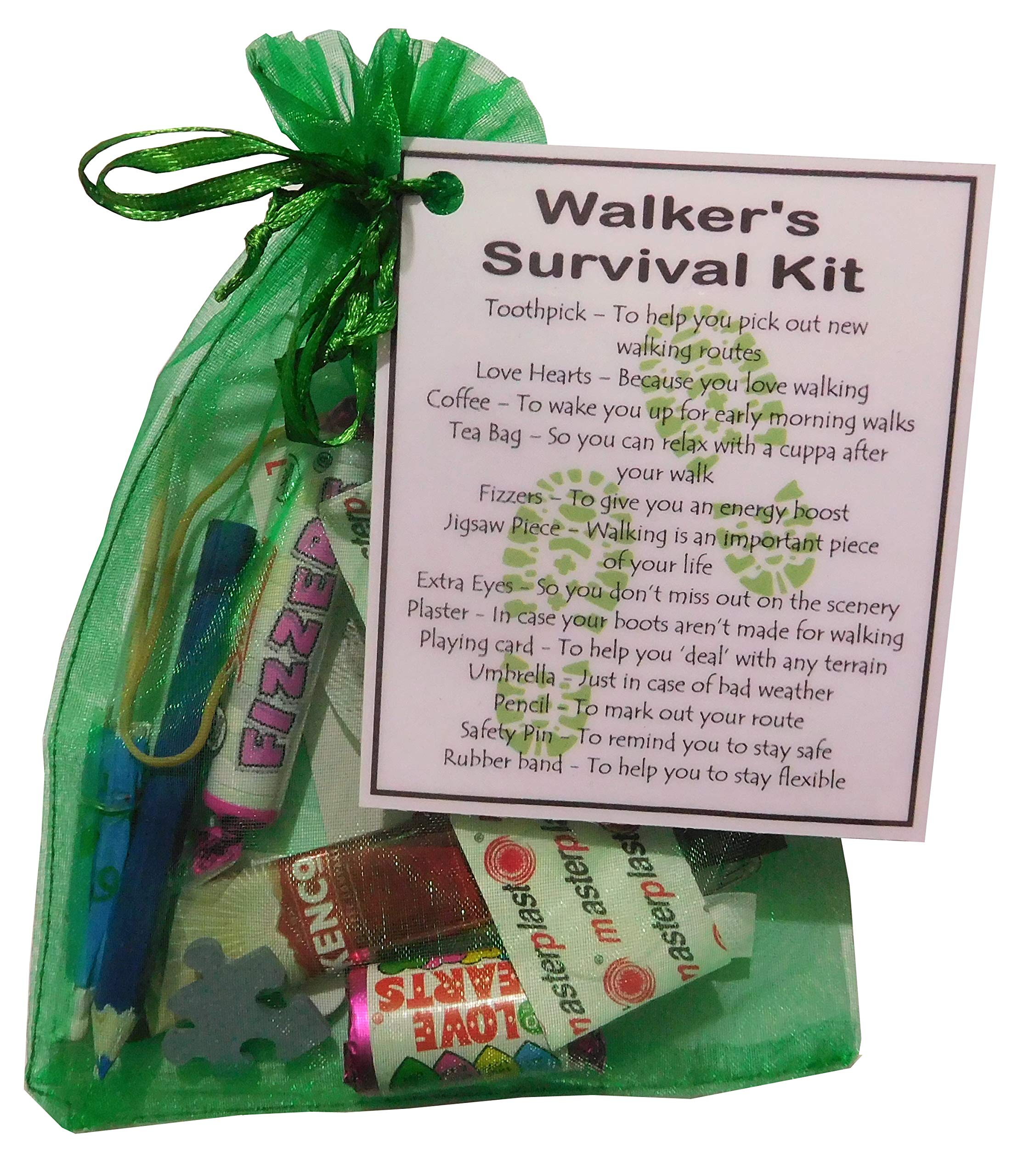 Walker's Survival Kit Gift (Small Novelty present) - walking, rambler, hiking