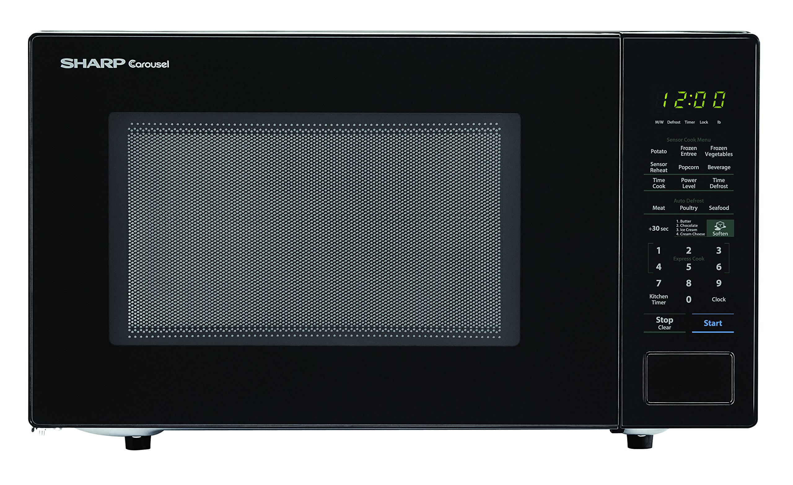 Sharp Microwaves ZSMC1441CB Sharp 1,000W Countertop Microwave Oven, 1.4