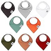 Parker Baby Bandana Drool Bibs for Boys, Girls & Unisex - Soft & Stylish Teething Bibs for Babies