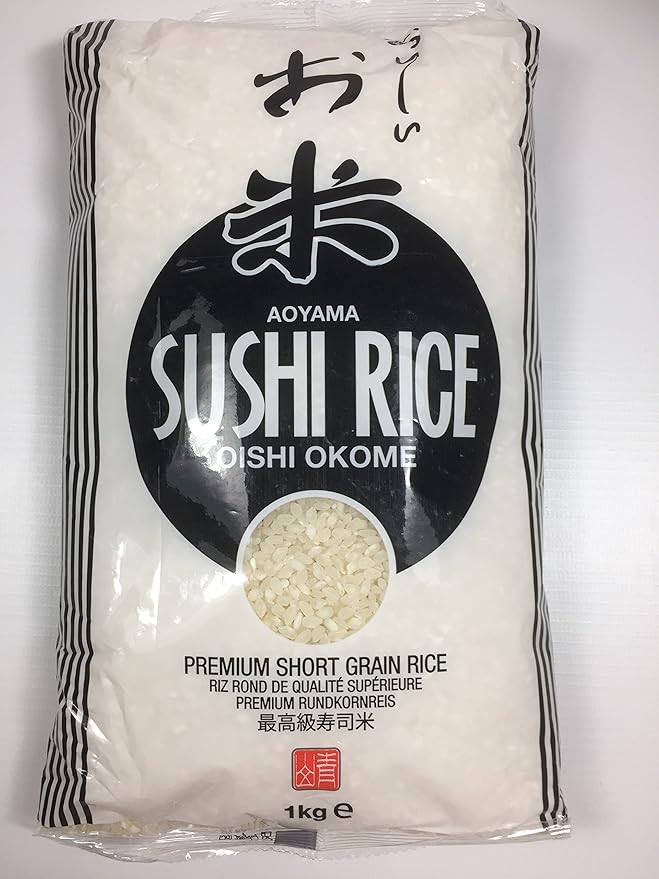 Aoyama Sushi Rice Premium Short Grain Rice 1KG Pack Amazon.co.uk Grocery