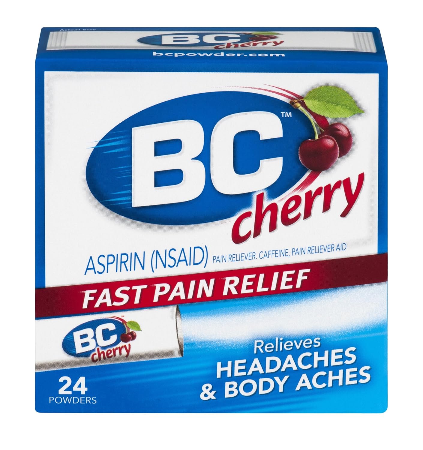 BC Aspirin Fast Pain Relief Powder Relieves Headaches and Body Aches